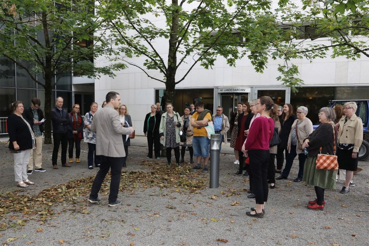 Besuch der finnischen Delegation im NÖ Landesarchiv