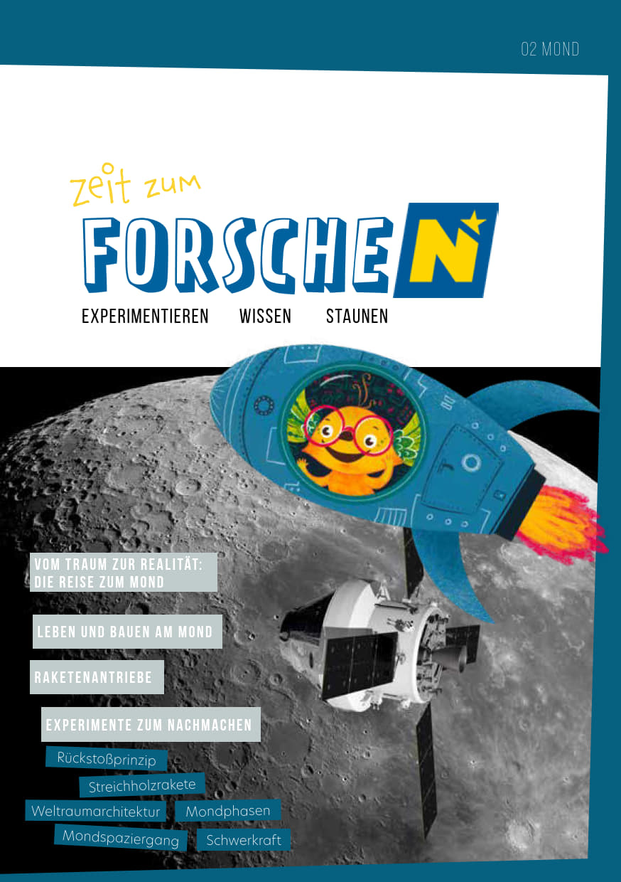 Cover Forschen Magazin 2 Thema Mond